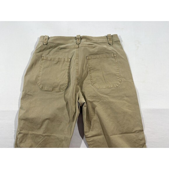 Sundance Cargo Pocket Womens Beige Khaki Straight Leg Casual Pants Sz 14 - Picture 12 of 12